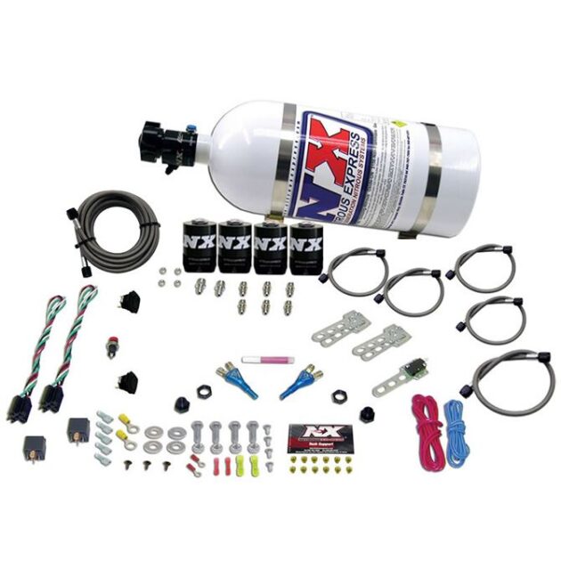 Nitrous Express GM EFI DUAL STAGE (50-150HP X 2) WITH 10LB BOTTLE
