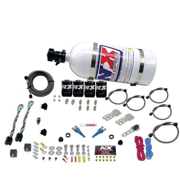 Nitrous Express DODGE EFI DUAL STAGE (50-75-100-150HP) X 2 WITH 10LB BOTTLE