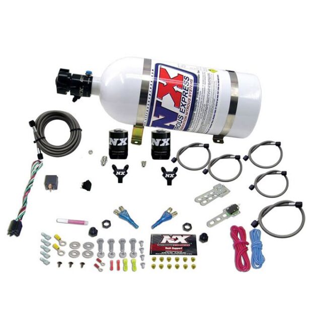 Nitrous Express DODGE VIPER EFI DUAL NOZZLE (100-300HP) WITH 10LB BOTTLE