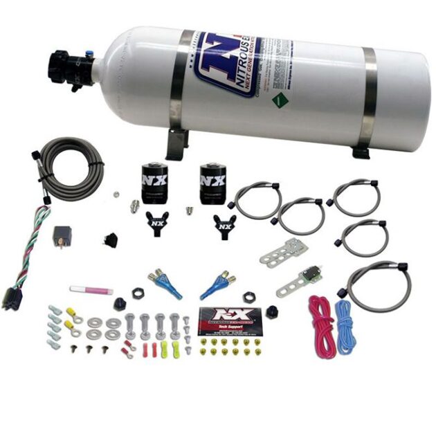 Nitrous Express BMW EFI ALL (50-300 HP) DUAL NOZZLE WITH 15LB BOTTLE