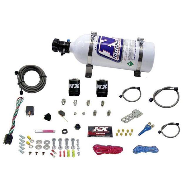 Nitrous Express E85 UNIVERSAL SYSTEM FOR EFI (SINGLE NOZZLE APPLICATION) WITH 5LB BOTTLE