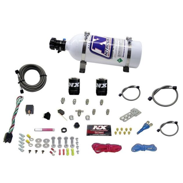 Nitrous Express ALL SPORT COMPACT EFI SINGLE NOZZLE SYSTEM (35-50-75 HP) WITH 5LB BOTTLE