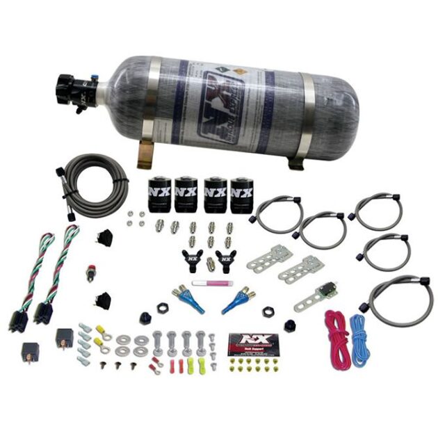 Nitrous Express SPORT COMPACT EFI DUAL STAGE (35-75) X 2 WITH COMPOSITE BOTTLE