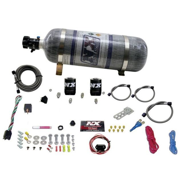 Nitrous Express 5TH GEN CAMARO SINGLE NOZZLE SYSTEM (35-150HP) W/ COMPOSITE BOTTLE