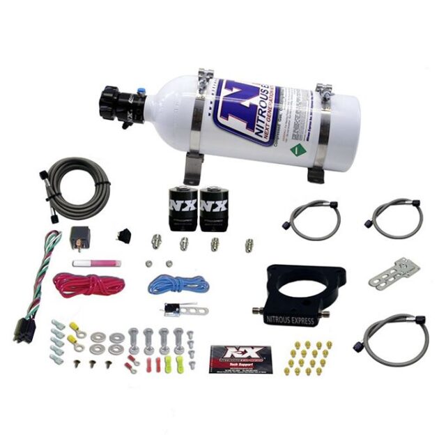 Nitrous Express LS 78MM 3-BOLT PLATE SYSTEM (50-350HP) W/ 5LB BOTTLE