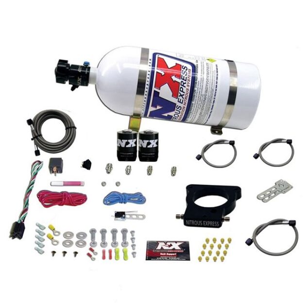 Nitrous Express LS 78MM 3-BOLT PLATE SYSTEM (50-350HP) W/ 10LB BOTTLE