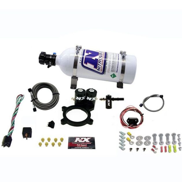 Nitrous Express 2014-NEWER GM 5.3L TRUCK NITROUS PLATE SYSTEM (50-250HP) W/ 5LB BOTTLE