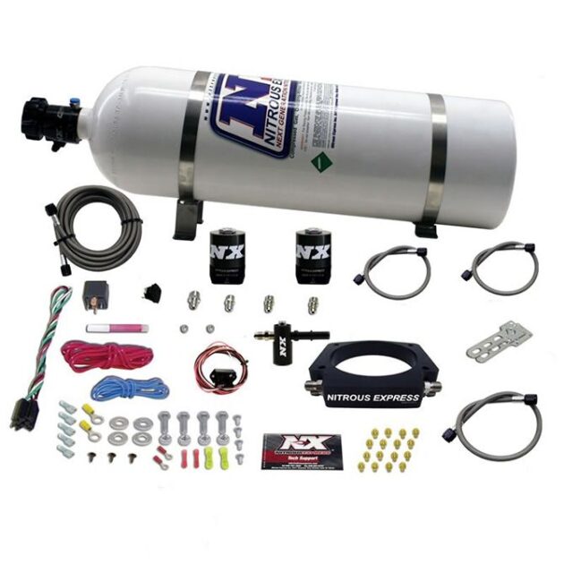 Nitrous Express C7 CORVETTE NITROUS PLATE SYSTEM (50-300HP) W/ 15LB BOTTLE