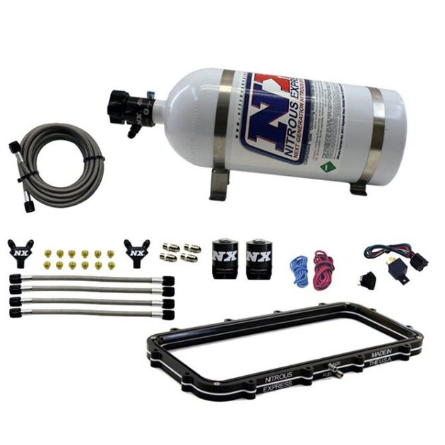 Nitrous Express Holley High Ram Plenum Plate System w/ 5lb Bottle