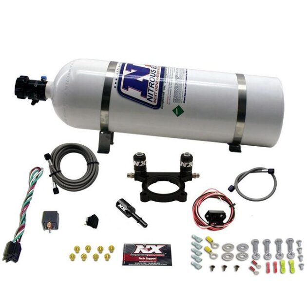 Nitrous Express DODGE DART 2.0L PLATE SYSTEM (35-100HP) WITH 15LB BOTTLE
