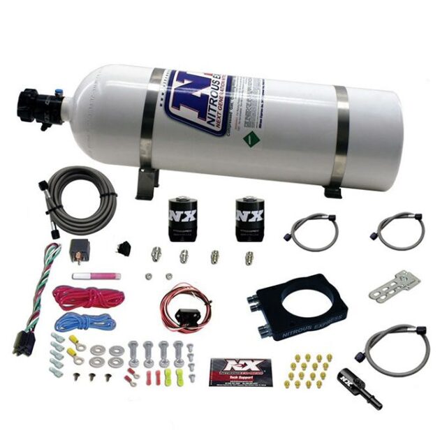 Nitrous Express DODGE HEMI PLATE SYSTEM (50-400HP) W/ 15LB BOTTLE