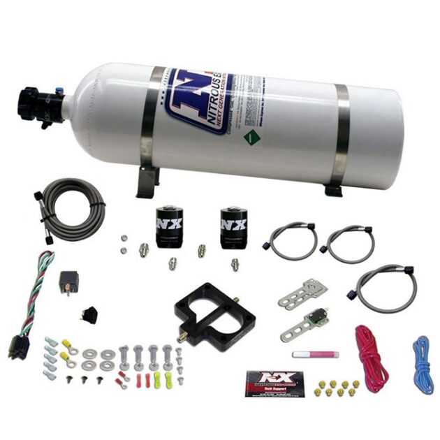 Nitrous Express DODGE TBI PLATE SYSTEM (MAGNUM ENGINE) W/ 15LB BOTTLE