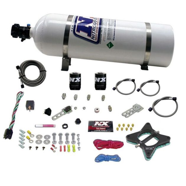 Nitrous Express 4.6L 2 VALVE PLATE SYSTEM WITH 15LB BOTTLE