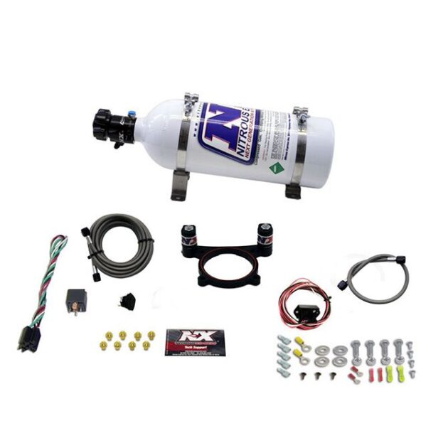 Nitrous Express 5.0L 4 VALVE COYOTE PLATE SYSTEM (50-200HP) WITH 5LB BOTTLE