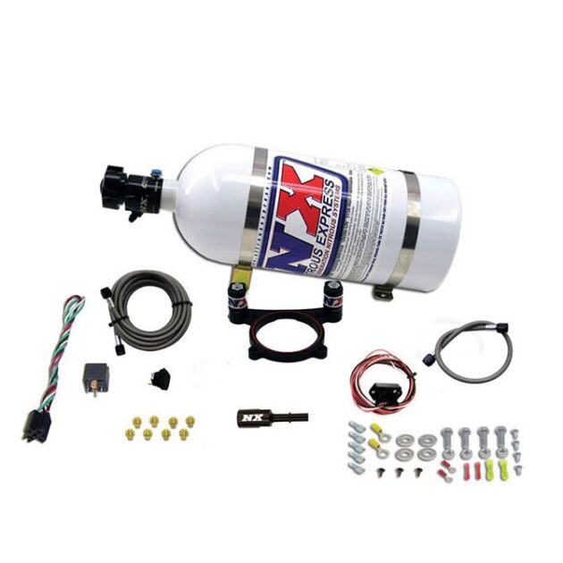 Nitrous Express 5.0L 4 VALVE COYOTE PLATE SYSTEM (50-200HP) WITH 10LB BOTTLE