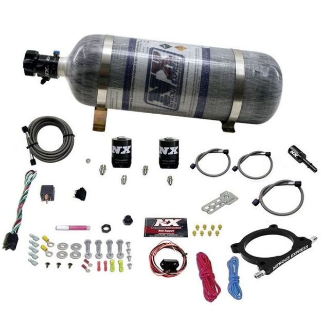 Nitrous Express 5.0 COYOTE HIGH OUTPUT PLATE SYSTEM (50-250HP) W/ 12LB BOTTLE