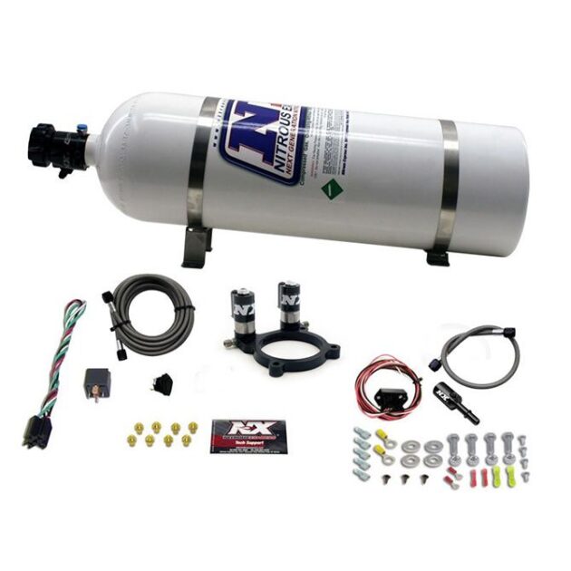 Nitrous Express FORD V6 NITROUS PLATE SYSTEM-3.5L AND 3.7L W/ 15LB BOTTLE