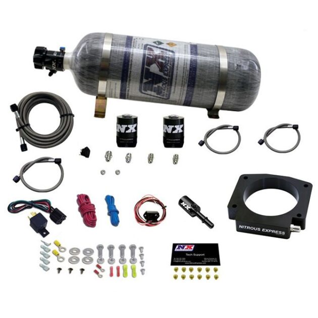 Nitrous Express NITROUS PLATE SYSTEM- GT350 5.2L - 12LB BOTTLE