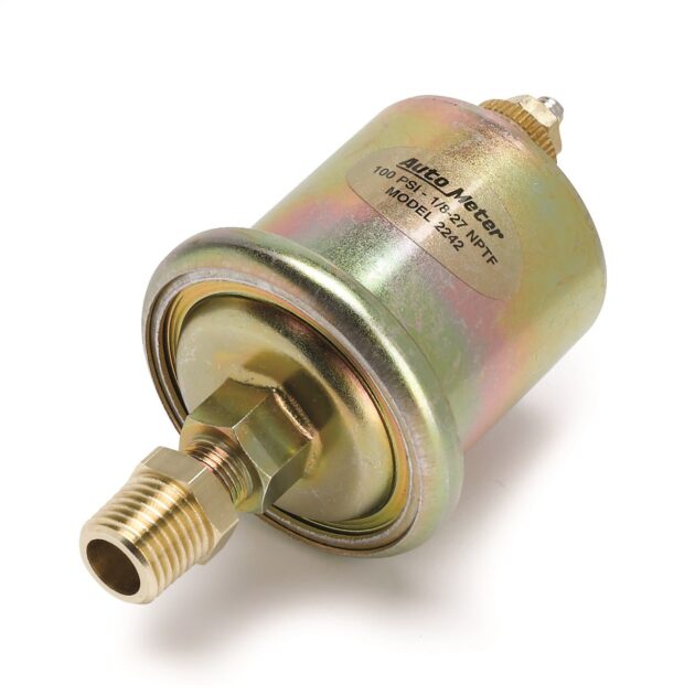 SENSOR, OIL PRESSURE, 0-100 PSI, 1/8 in. NPT MALE, FOR SHORT SWEEP ELEC.