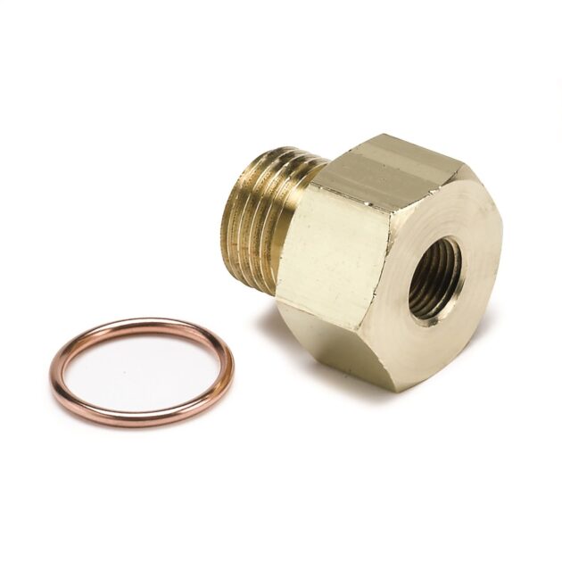 FITTING, ADAPTER, METRIC, M16X1.5 MALE TO 1/8 in. NPTF FEMALE, BRASS