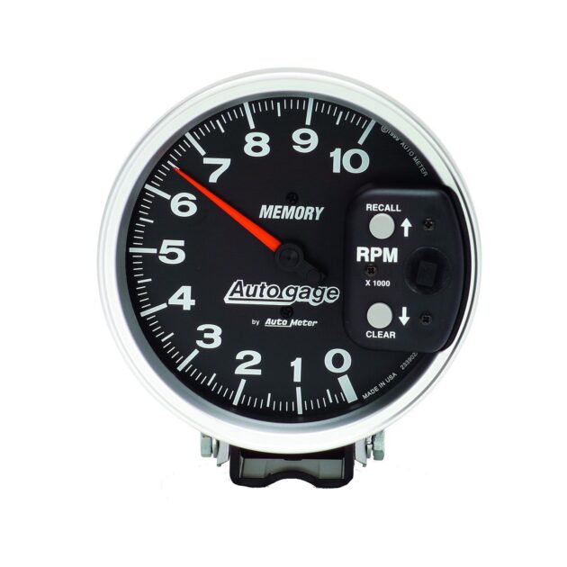 5 in. PEDESTAL TACHOMETER, 0-10,000 RPM, AUTO GAGE