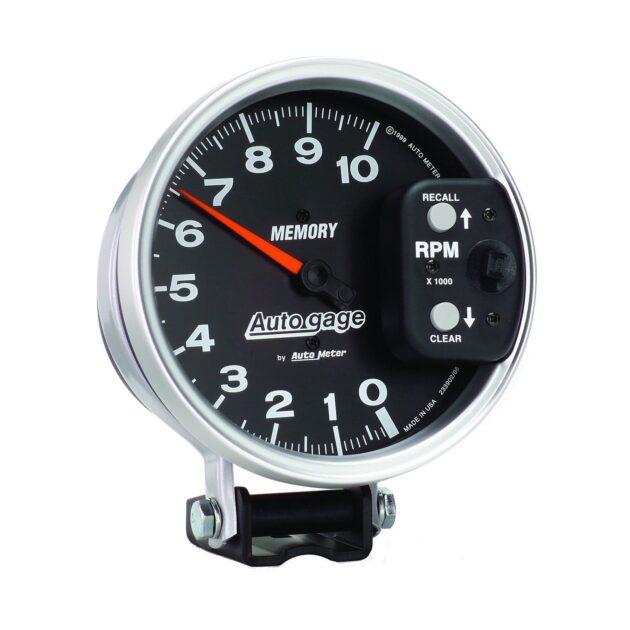 5 in. PEDESTAL TACHOMETER, 0-10,000 RPM, AUTO GAGE