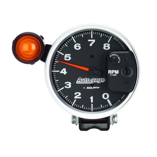 5 in. PEDESTAL TACHOMETER, 0-8,000 RPM, AUTO GAGE