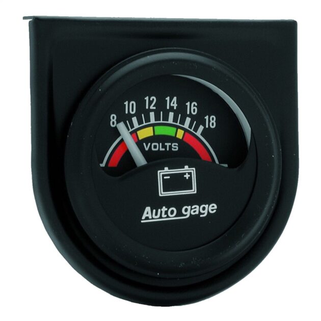 1-1/2-1/16 in. VOLTMETER, 8-18V, AUTO GAGE