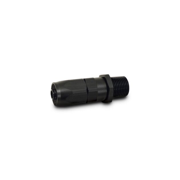 Vibrant Performance - 26001 - Male Straight Hose End Fitting; Size: -6AN; Pipe Thread 1/4 in. NPT