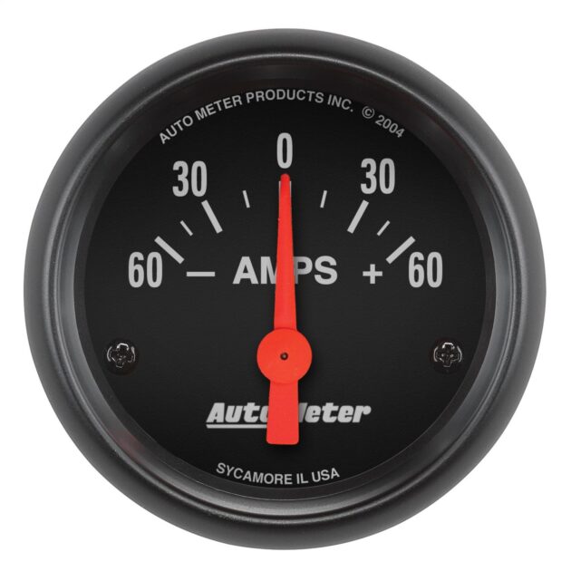 2-1/16 in. AMMETER, 60-0-60 AMPS, Z-SERIES
