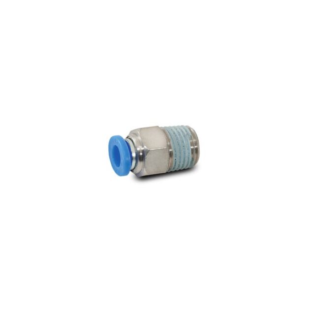 Vibrant Performance - 2663 - Male Straight Fitting, for 3/8 in. O.D. Tubing (1/4 in. NPT Thread)