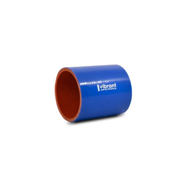 Vibrant Performance - 2708B - Straight Hose Coupler, 2.25 in. I.D. x 3.00 in. long - Blue