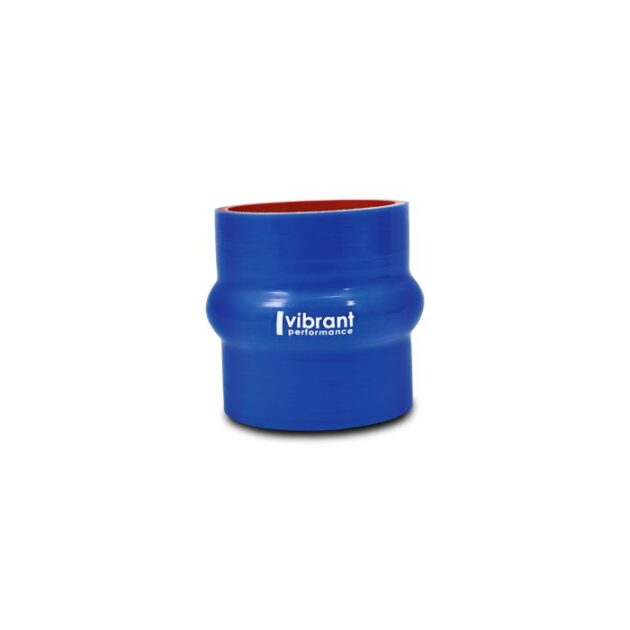 Vibrant Performance - 2735B - Hump Hose Coupler, 3.50 in. I.D. x 3.00 in. long - Blue