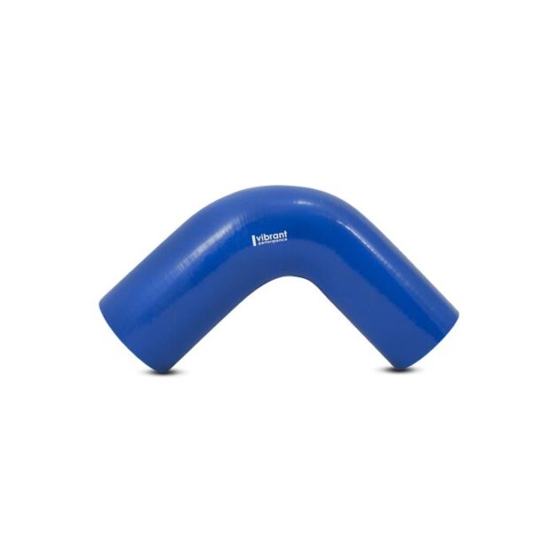 Vibrant Performance - 2785B - 90 Degree Reducer Elbow, 4.00 in. I.D. x 3.00 in. I.D. x 4.00 in. Leg Length - Blue