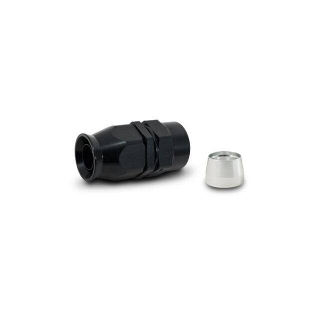 Vibrant Performance - 28012 - Straight High Flow Hose End Fitting for PTFE Lined Flex Hose, -12AN