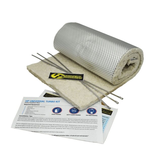 Universal downpipe shield kit, Easy to install, Rated for 1800F