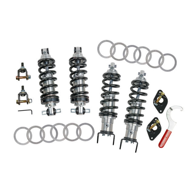 Coil-Over Kit, Chevy, 97-04 C5 Vette, Double Adj. Bolt-on, front and rear.