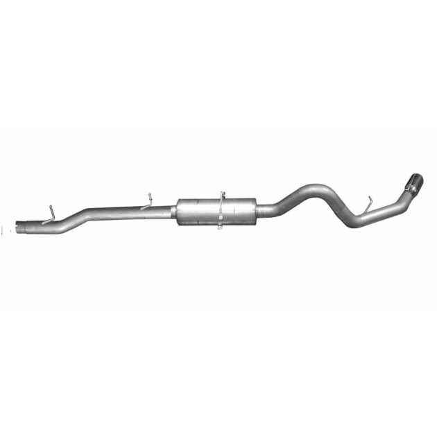 Cat-Back Single Exhaust System; Aluminized