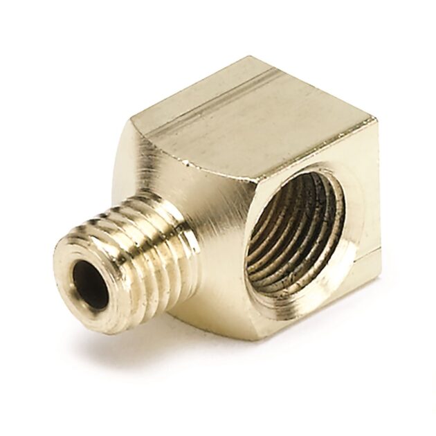 FITTING, ADAPTER, 90 , 1/8 in. NPTF FEMALE TO 1/8 in. COMPRESSION MALE, BRASS