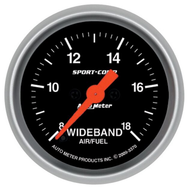 2-1/16 in. WIDEBAND AIR/FUEL RATIO, ANALOG, 8:1-18:1 AFR, SPORT-COMP