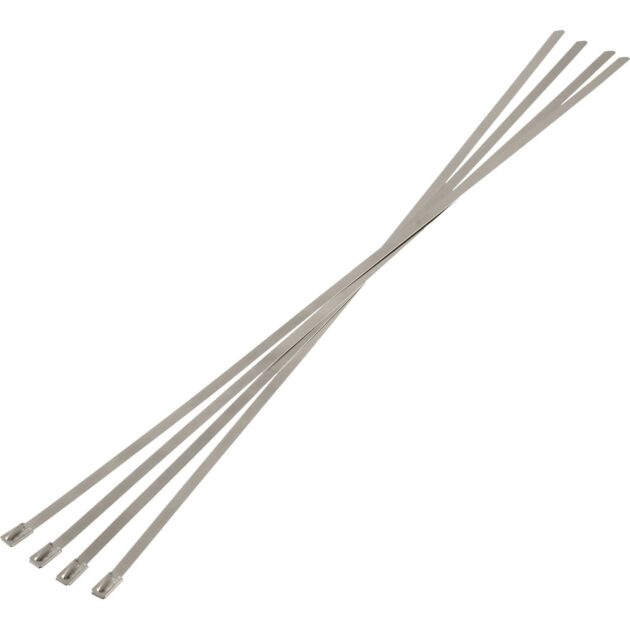 No special tools required, 304 stainless steel, Great for heat wraps and shields