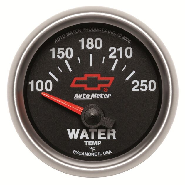 2-1/16 in. WATER TEMPERATURE, 100-250 Fahrenheit, GM BLACK