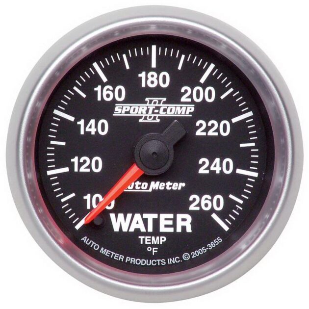 2-1/16in WATER TEMPERATURE, 100-260 deg F, SPORT-COMP II