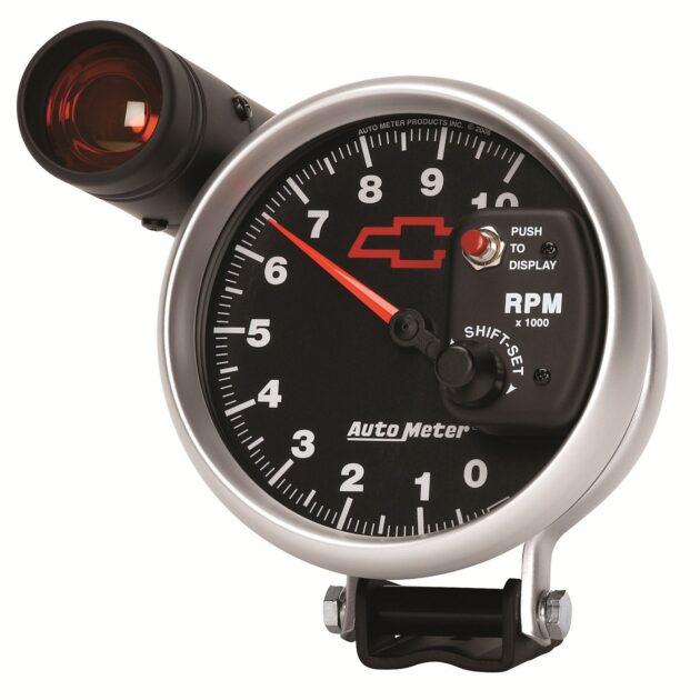 5 in. PEDESTAL TACHOMETER, 0-10,000 RPM, GM BLACK