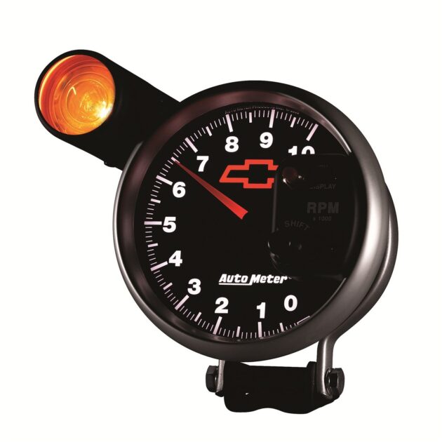 5 in. PEDESTAL TACHOMETER, 0-10,000 RPM, GM BLACK