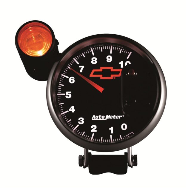 5 in. PEDESTAL TACHOMETER, 0-10,000 RPM, GM BLACK