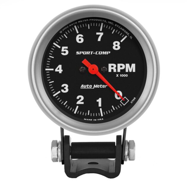 2-5/8 in. PEDESTAL TACHOMETER, 0-8,000 RPM, SPORT-COMP