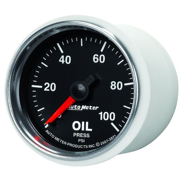 2-1/16 in. OIL PRESSURE, 0-100 PSI, GS