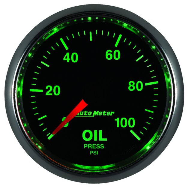 2-1/16 in. OIL PRESSURE, 0-100 PSI, GS