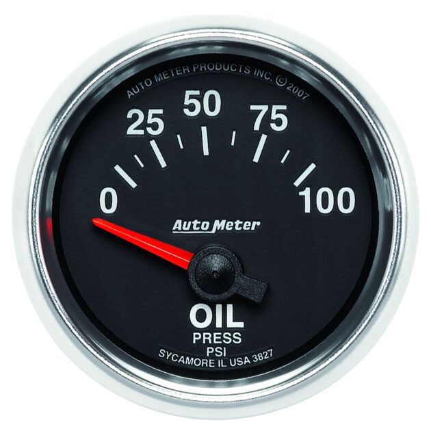 2-1/16 in. OIL PRESSURE, 0-100 PSI, GS